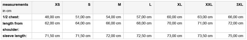 Damen Raglan Kapuzen Sweater Daiber | 8023 Grössentabelle