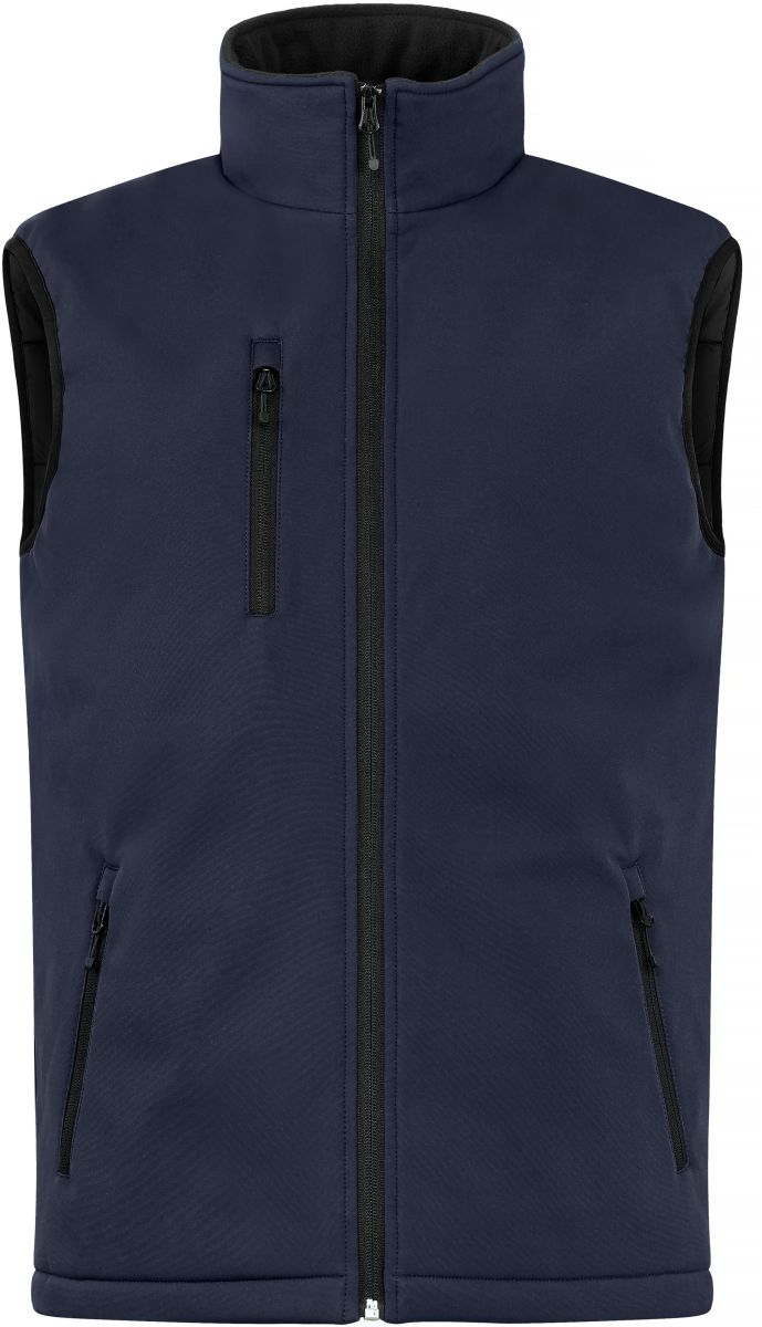 Wattierte Herren Softshell Weste Clique | Padded Softshell Vest Men