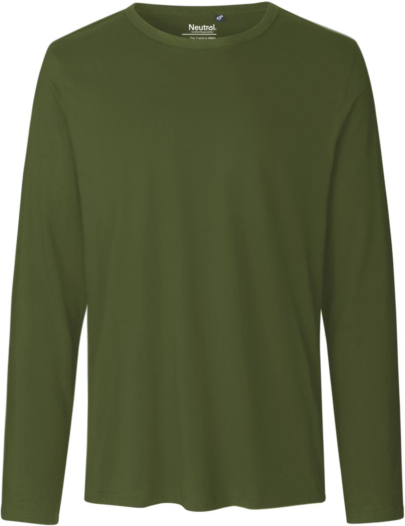 Herren T-Shirt langarm Neutral | O 61050
