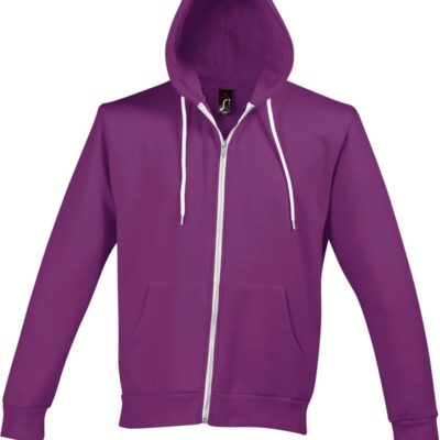 Unisex Kapuzen Sweatjacke SOL'S | Silver