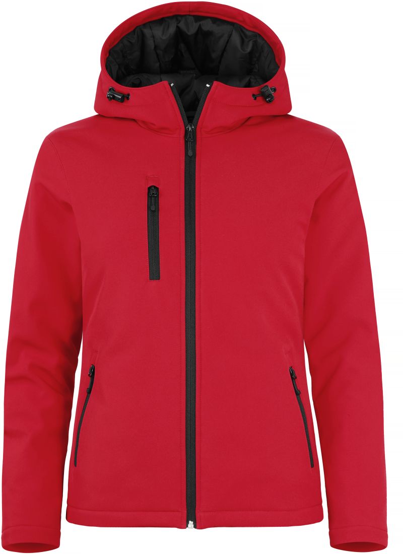 Wattierte Damen Kapuzen Softshell Jacke Clique | Padded Hooded Softshell Women