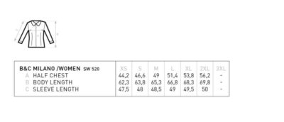 Popeline Stretch Bluse 3/4 Arm B&C | Milano /women