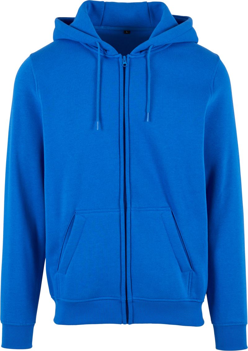 Schwere Kapuzen Sweatjacke Build your Brand | BY 012