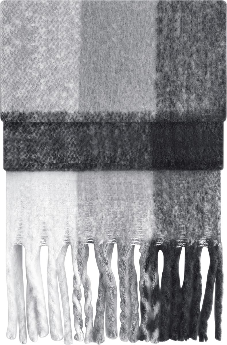 Schal "Fluffy Check" Beechfield | B 494R