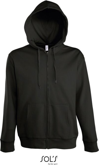 Herren Sweatjacke mit gefütterter Kapuze SOL'S | Seven Men