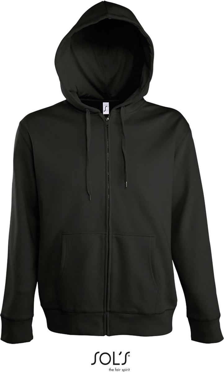 Herren Sweatjacke mit gefütterter Kapuze SOL'S | Seven Men