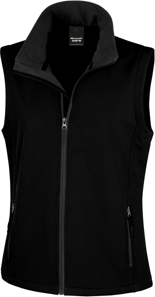 Damen 2-Lagen Softshell Gilet "Printable" Result Recycled | R 232F