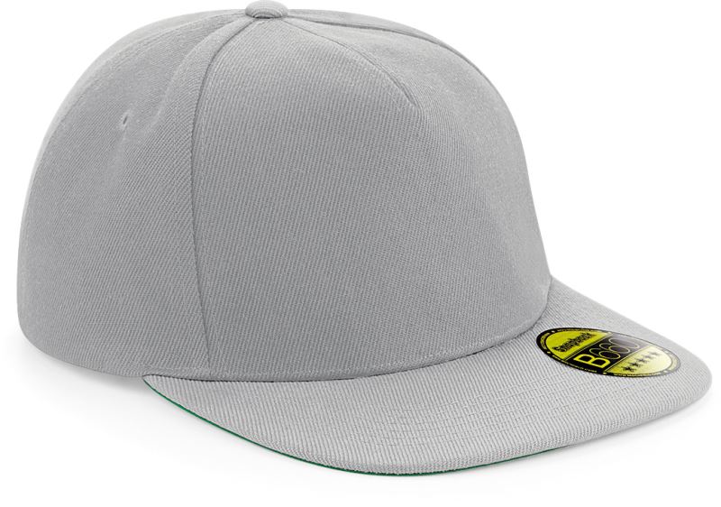5 Panel Flatpeak Kappe Beechfield | B 660
