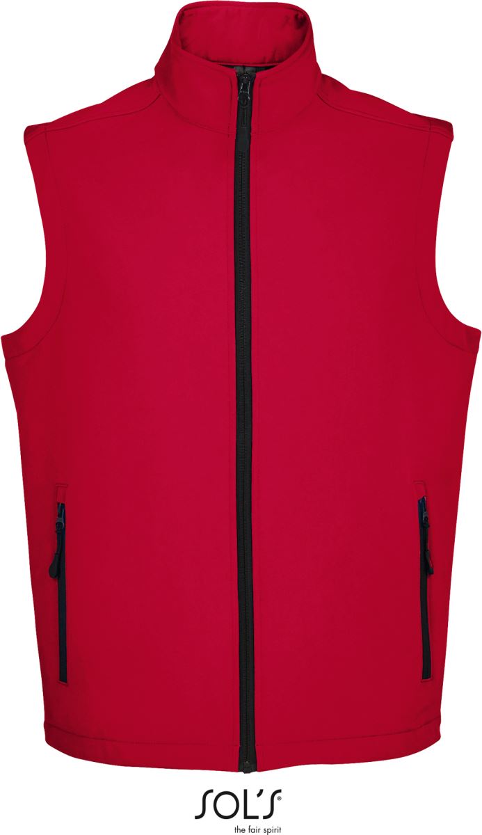 Herren 2-Lagen Softshell Gilet SOL'S | Race BW Men