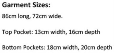 Baumwoll Latzschürze "Chino" Premier | PR 132 Grössentabelle Baumwoll Latzschürze "Chino" Premier | PR 132 Grössentabelle