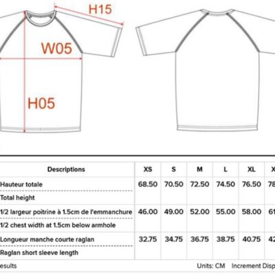 Herren Sport Shirt Kariban ProAct | PA 4012 Grössentabelle Herren Sport Shirt Kariban ProAct | PA 4012 Grössentabelle