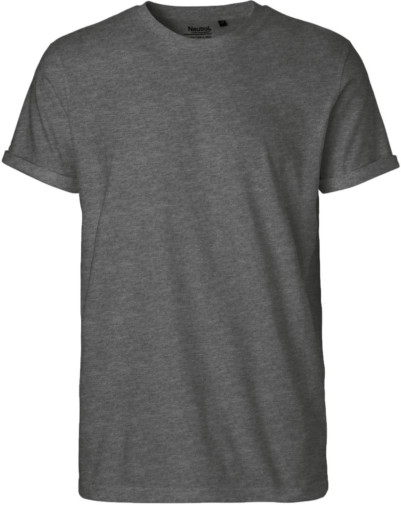 Herren Bio T-Shirt mit Umschlag Neutral | O 60012