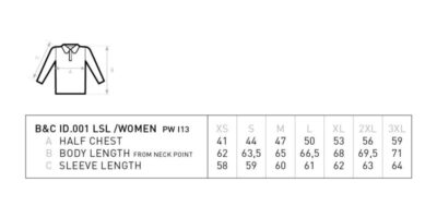 50D3466F-E7D8-47D5-8BAF-36283B6E9463 Damen Piqué Polo langarm B&C | ID.001 LSL /women