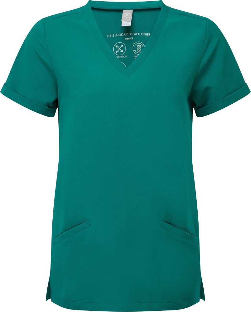 Damen V-Ausschnitt Stretch Kasack Onna | NN 310