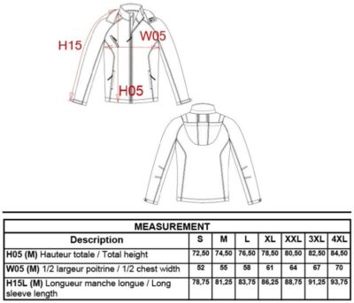 Herren 3-Lagen Kapuzen Softshell Jacke Kariban | K 413 Grössentabelle Herren 3-Lagen Kapuzen Softshell Jacke Kariban | K 413 Grössentabelle