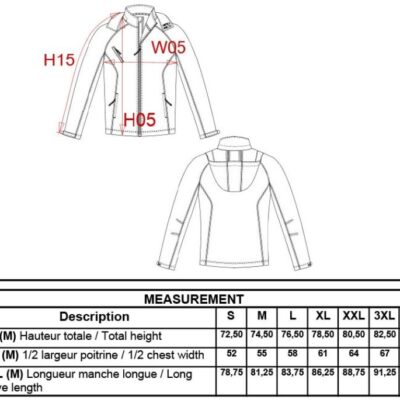 Herren 3-Lagen Kapuzen Softshell Jacke Kariban | K 413 Grössentabelle Herren 3-Lagen Kapuzen Softshell Jacke Kariban | K 413 Grössentabelle