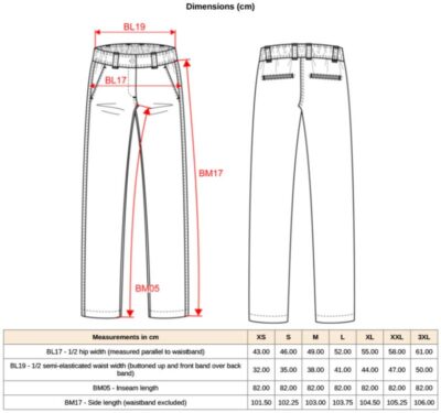 Damen Workwear Hose "Day-to-Day" Kariban WK | WK 739