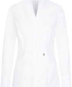 Popeline Bluse mit Kelchkragen langarm Seidensticker | Chalice Blouse Slim LSL