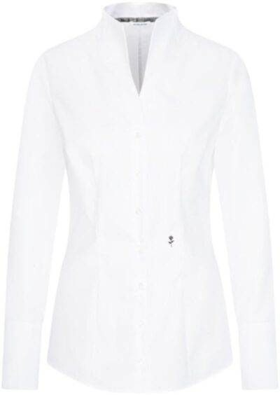 Popeline Bluse mit Kelchkragen langarm Seidensticker | Chalice Blouse Slim LSL