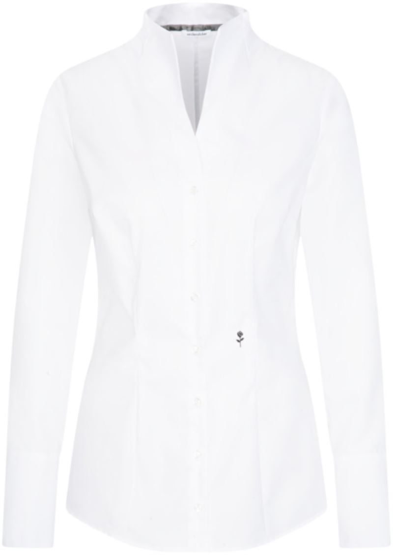 Popeline Bluse mit Kelchkragen langarm Seidensticker | Chalice Blouse Slim LSL