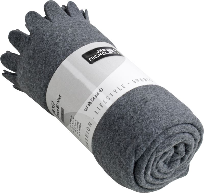 Fleece Decke mit Fransen Daiber | JN 957
