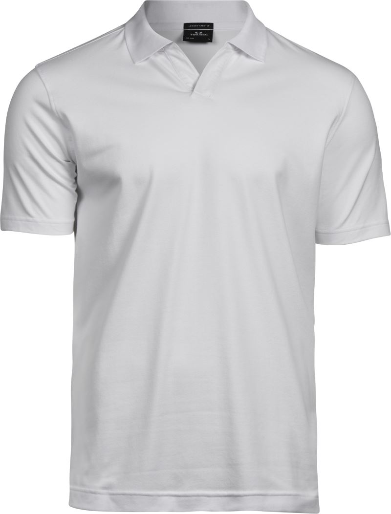 Schweres Herren Luxus V-Neck Stretch Piqué Polo Tee Jays | TJ 1404
