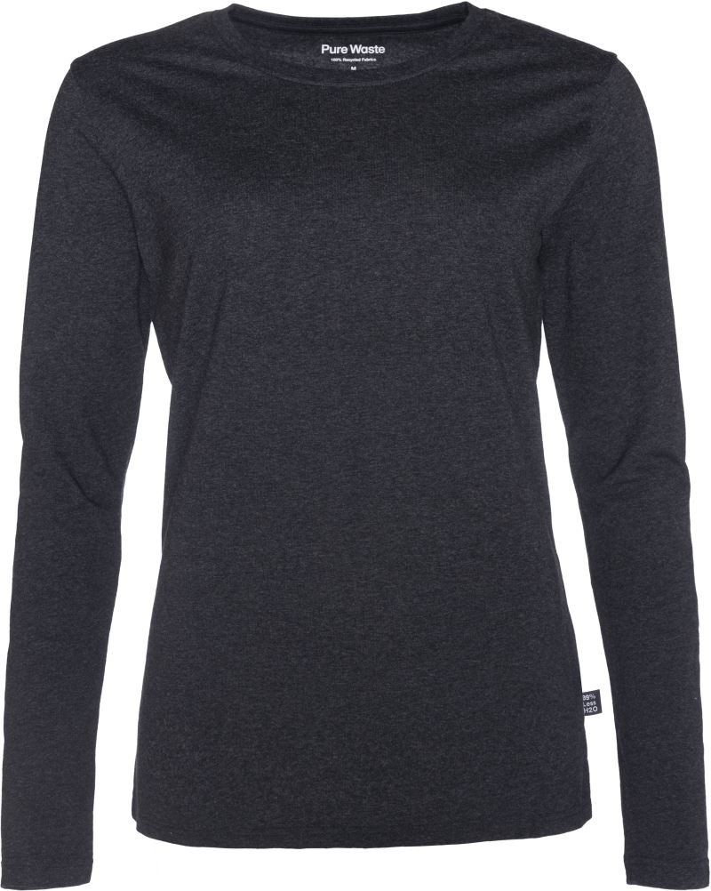 Schweres Damen T-Shirt langarm Pure Waste | LSWB