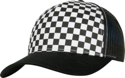 5 Panel Trucker Kappe "Checkerboard" Flexfit | 6506CB
