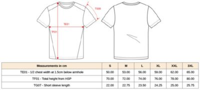 Herren Kontrast Sport Shirt Kariban ProAct | PA 4014 Grössentabelle Herren Kontrast Sport Shirt Kariban ProAct | PA 4014 Grössentabelle