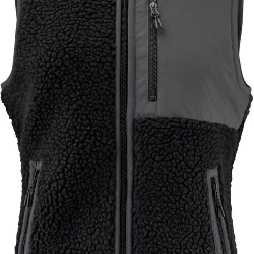 Damen Sherpa Fleece Weste "Two-Tone" James Harvest | Kingsley Fleece Vest Women