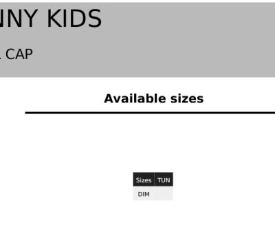 Kinder 5 Panel Kappe SOL'S | Sunny Kids Grössentabelle