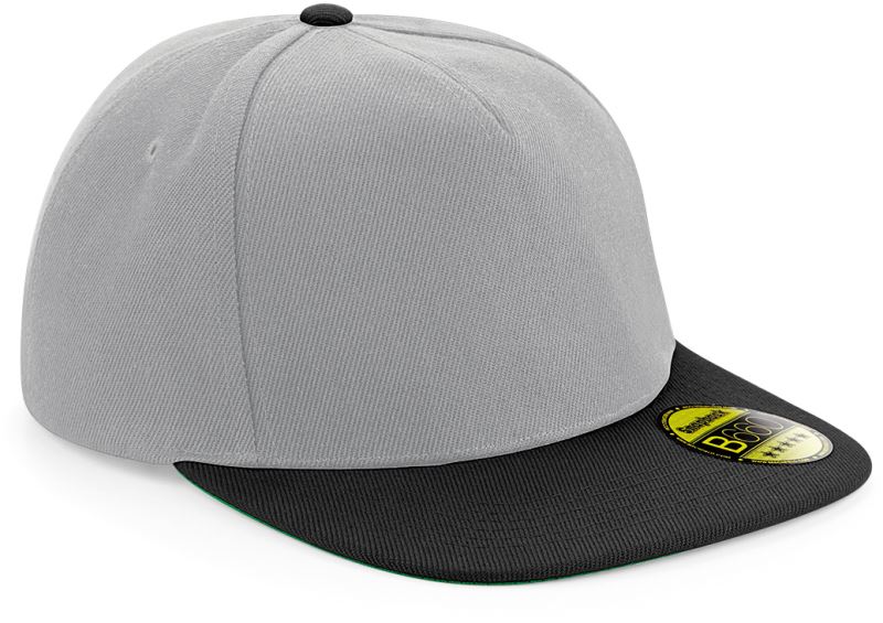 5 Panel Flatpeak Kappe Beechfield | B 660