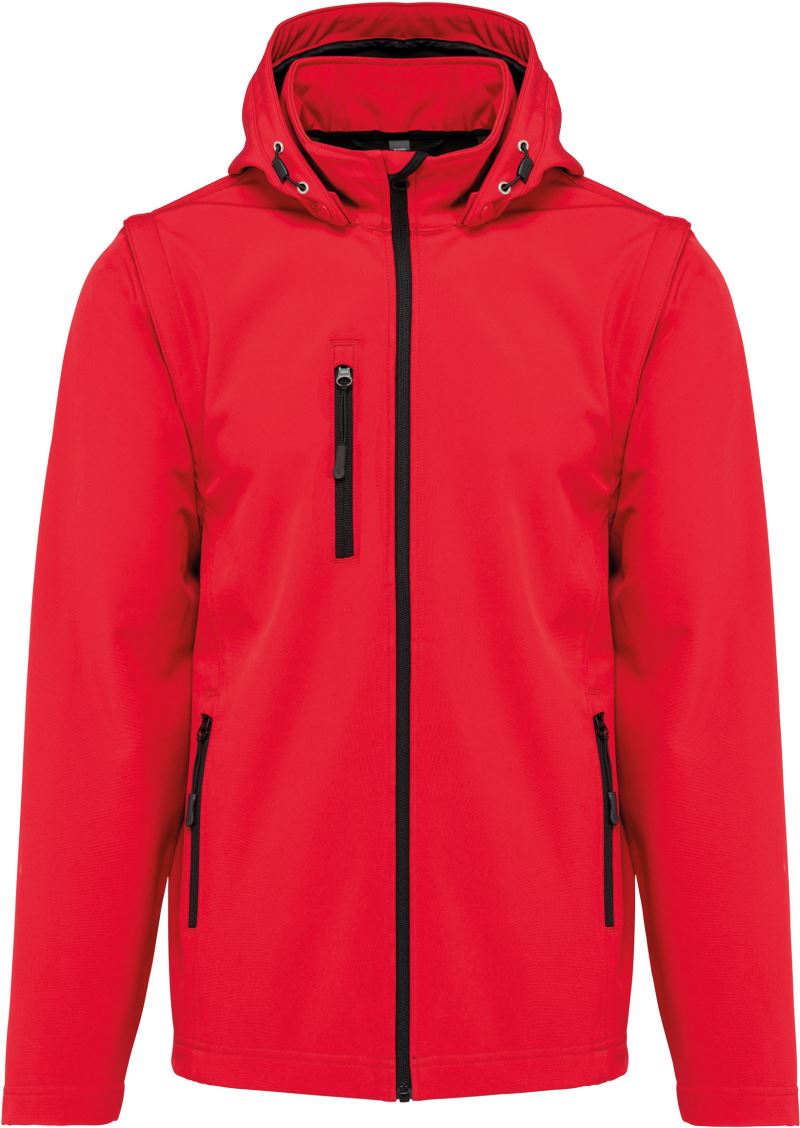 Unisex 3-Lagen Kapuzen Softshell Jacke Kariban | K 422