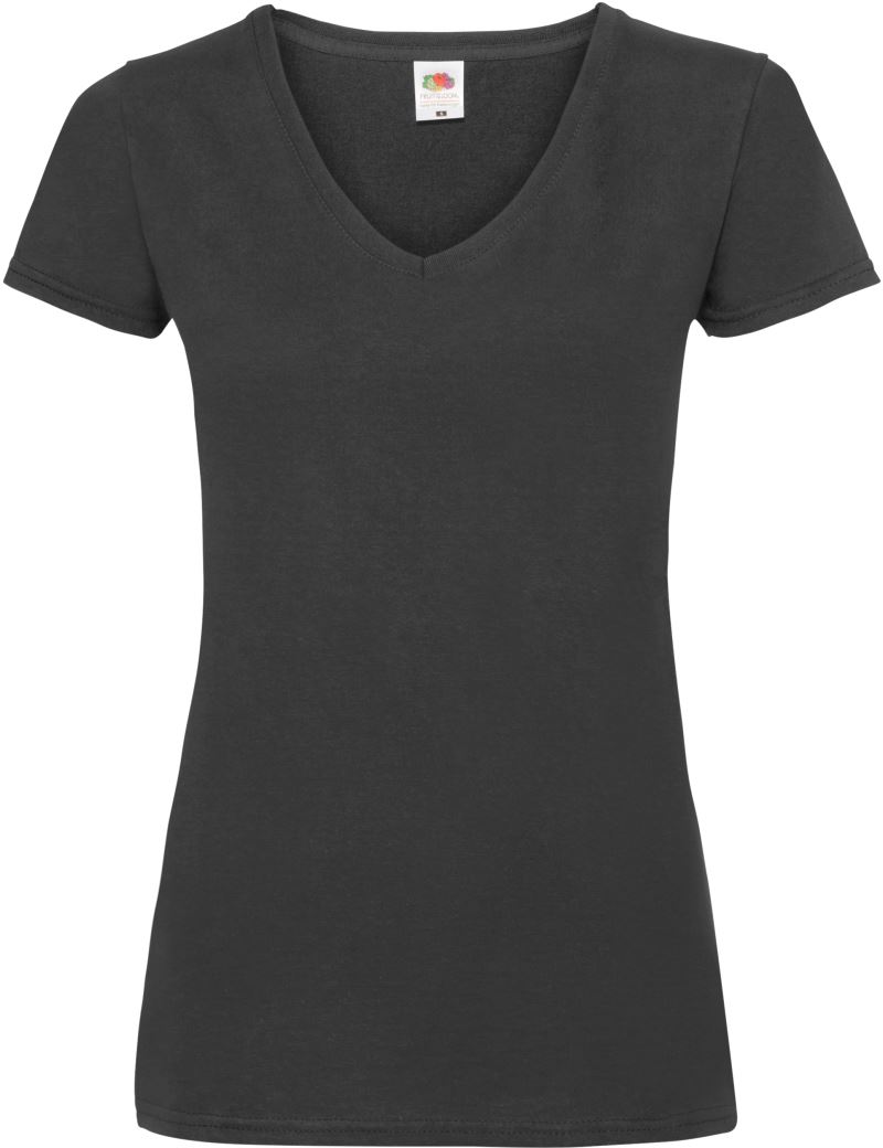 Damen V-Ausschnitt T-Shirt F.O.L. | Lady-Fit Valueweight V-Neck T