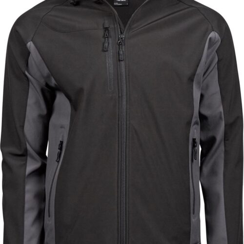 Herren Kapuzen 3-Lagen Softshell Jacke Tee Jays | TJ 9514