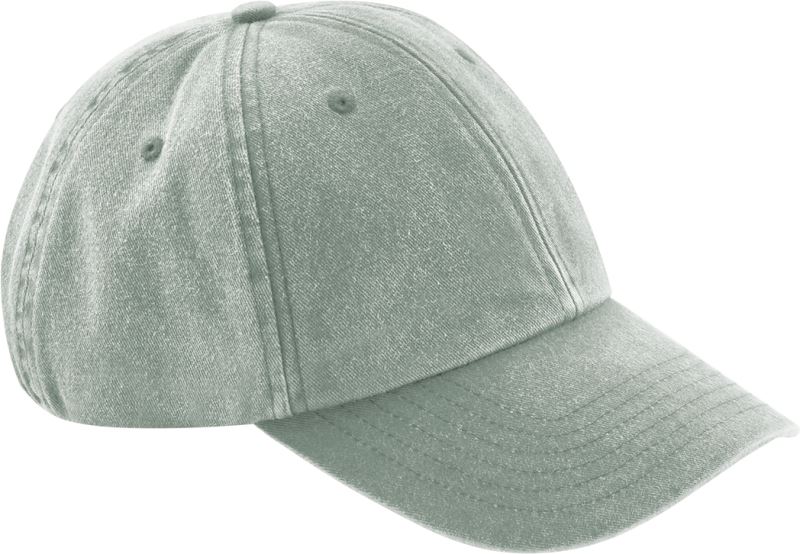 6 Panel Niedrigprofil Kappe "Vintage" Beechfield | B 655