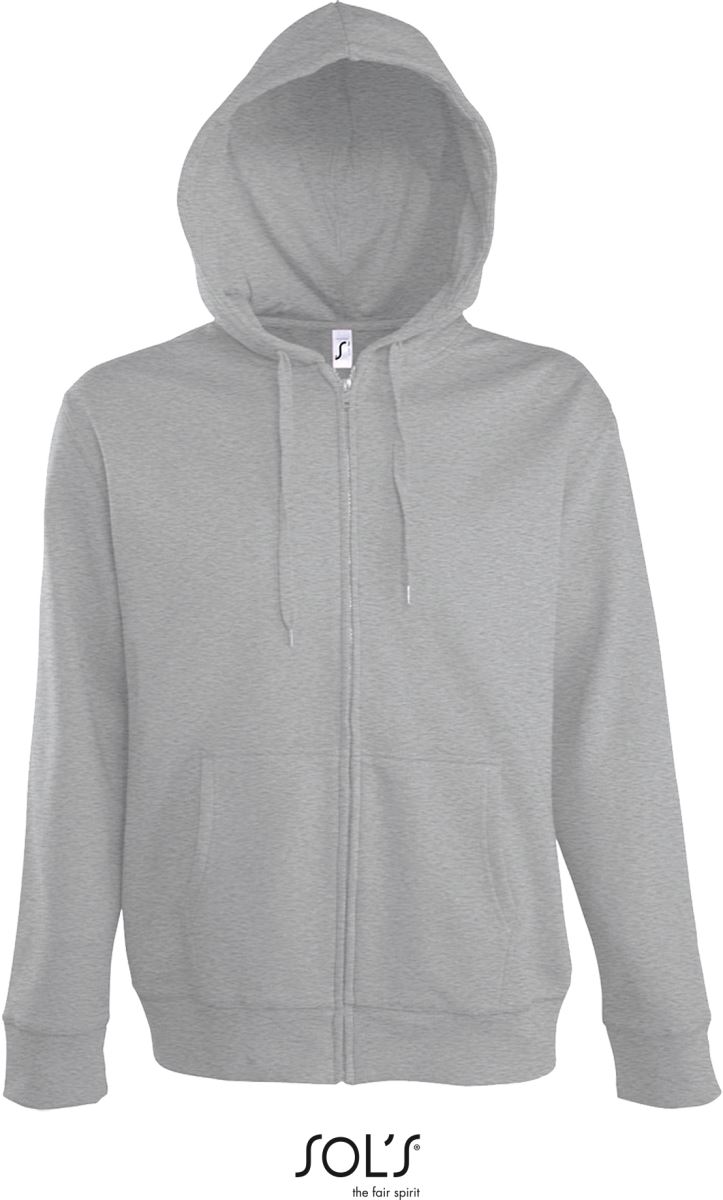 Herren Sweatjacke mit gefütterter Kapuze SOL'S | Seven Men