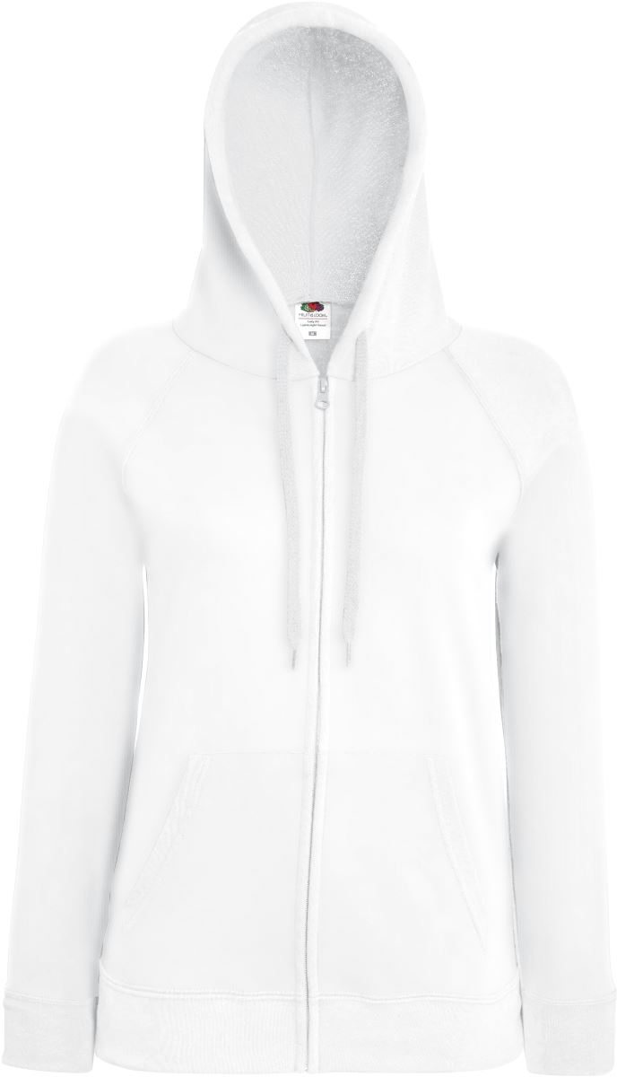 Damen Kapuzen Sweatjacke F.O.L. | Lady-Fit LW Hooded Sweat Jacket