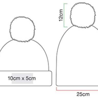 Apres Beanie Beechfield | B 437 Grössentabelle