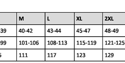 Herren V-Ausschnitt Stretch Kasack Onna | NN 200 Grössentabelle Herren V-Ausschnitt Stretch Kasack Onna | NN 200 Grössentabelle