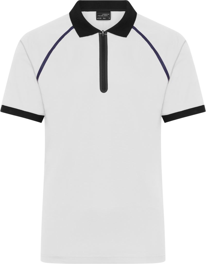 Herren Piqué Polo mit Zip Daiber | JN 1308