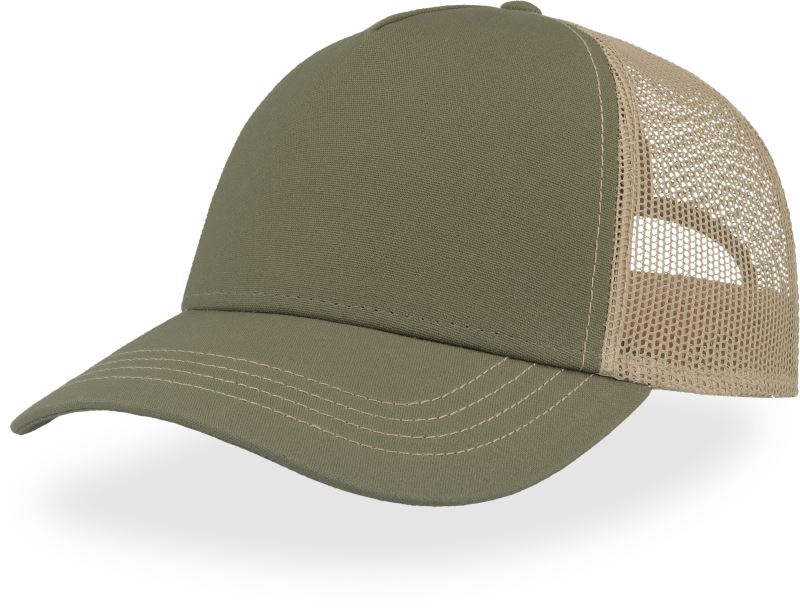 5 Panel Trucker Kappe Atlantis | Rapper Canvas-S