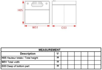 Cargo Korb mit Abdeckung Kimood | KI 0508