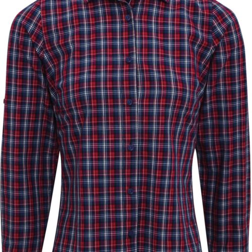 Popeline Bluse langarm "Sidehill" Premier | PR 356