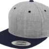 heather grey/navy