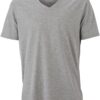 Herren V-Ausschnitt Melange T-Shirt Daiber | JN 974