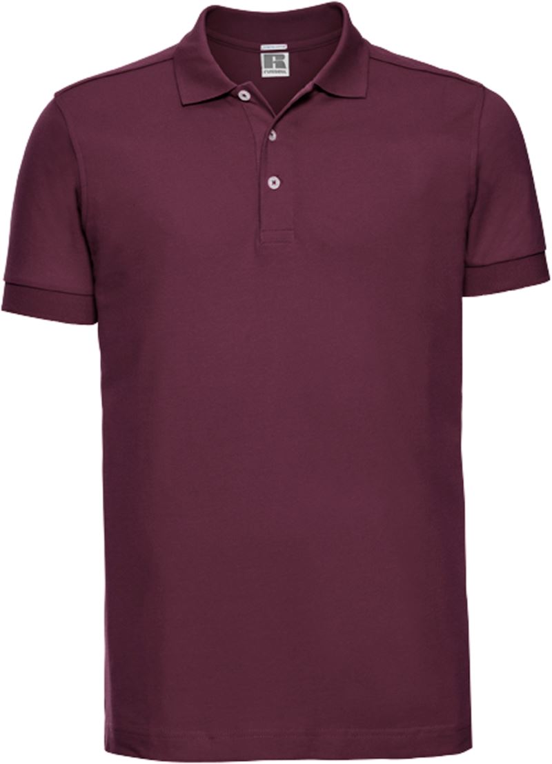 Herren Stretch Piqué Polo Russell | 566M