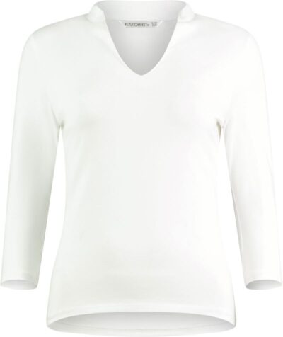 Top mit Mandarinkragen 3/4 Arm Kustom Kit | KK 785