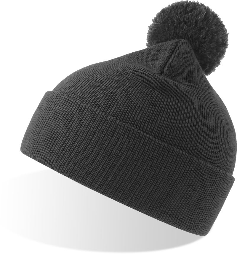 Strickmütze mit Pompon Atlantis | Wind-S Pompom