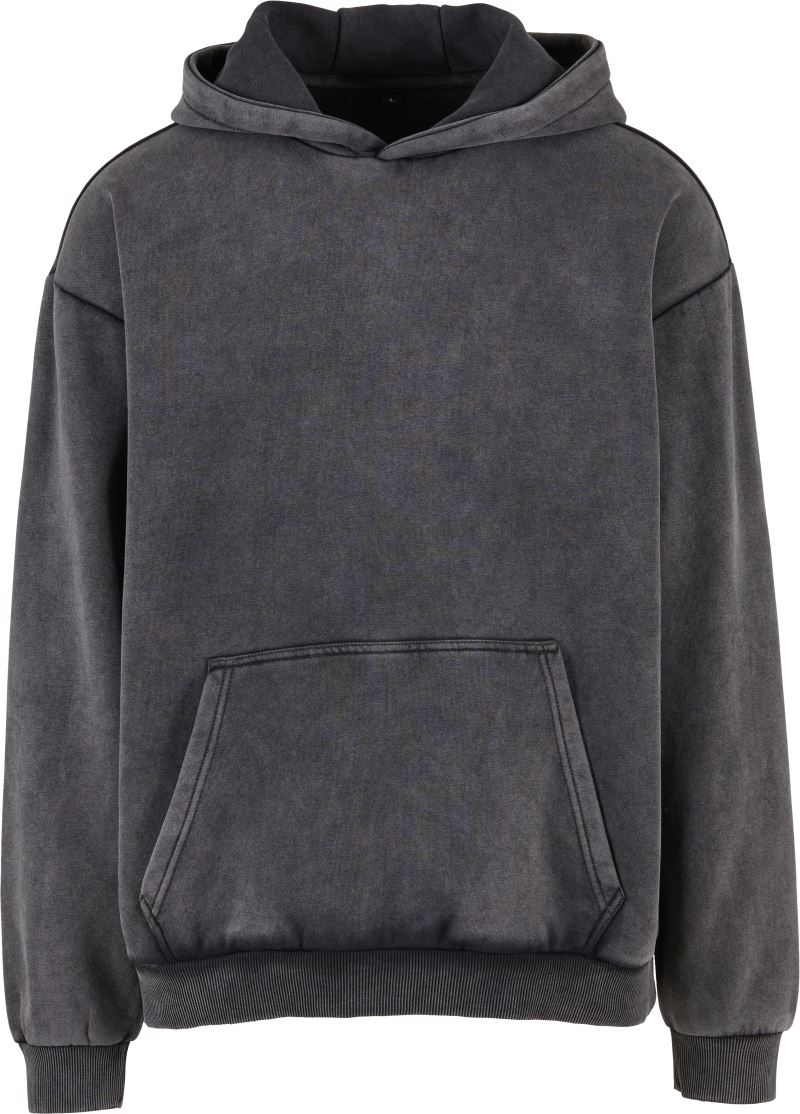 Schwerer Kapuzen Sweater "Stonewash" Build your Brand | BY 294